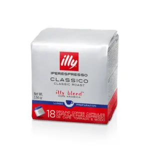 illy Lungo IperEspresso Capsules - 18 Capsules, Blue