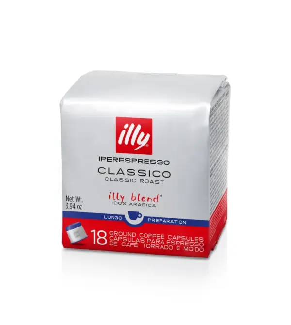illy Lungo IperEspresso Capsules - 18 Capsules, Blue