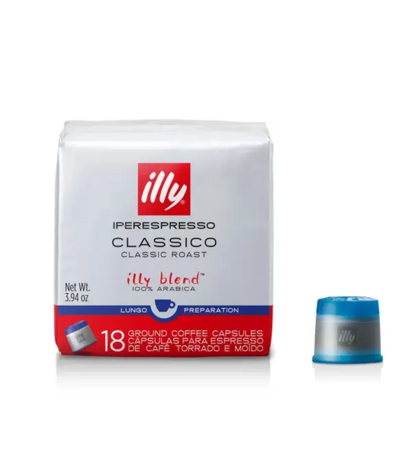 illy Lungo IperEspresso Capsules - 18 Capsules, Blue - Image 2
