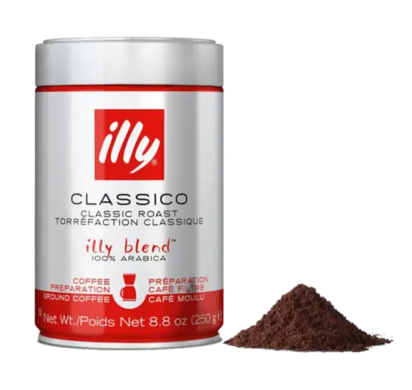 Illy Medium Roast Coffee 250g Drip Grind
