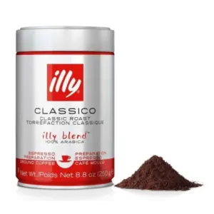 Illy Medium Roast Espresso Ground Coffee - 8.8oz Can