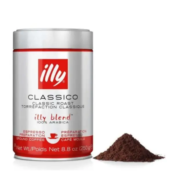 Illy Medium Roast Espresso Ground Coffee - 8.8oz Can