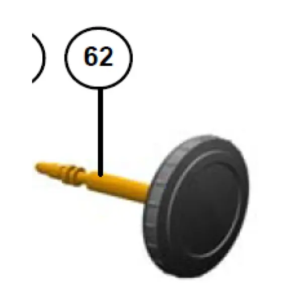 Illy X1 Steam Knob Replacement - A000390 Stem Assembly