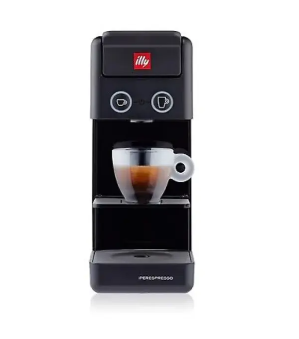 Illy Y3.3 iperEspresso Machine: Espresso & Coffee Maker in Black - Image 2