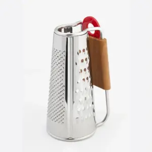 Ilsa 3-Sided Stainless Steel Cheese Grater - Compact & Efficient V278