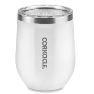 Insulated Wine Tumbler 12 oz - Leakproof Stainless Steel