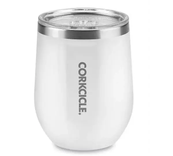 Insulated Wine Tumbler 12 oz - Leakproof Stainless Steel