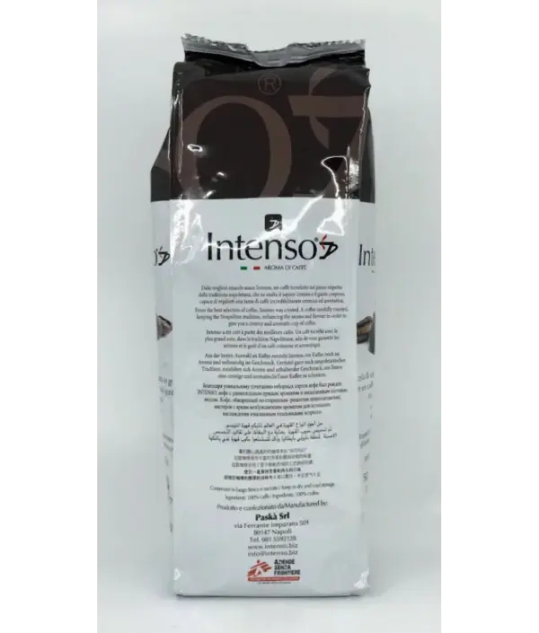 Intenso Arabica Coffee Beans 1.1 lb Bag - Fresh Until July 2025