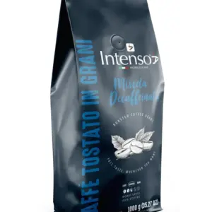 Intenso Decaf Espresso Coffee Beans 2.2 lb Bag - 1 Kilo