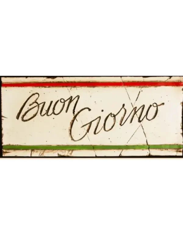 Italian Buon Giorno Wall Art for Home Decor