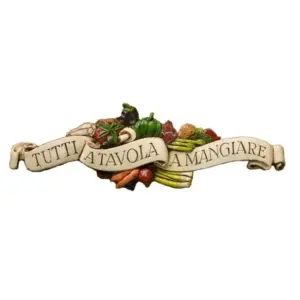 Italian Family Gathering Wall Plaque: Tutti a Tavola Sign