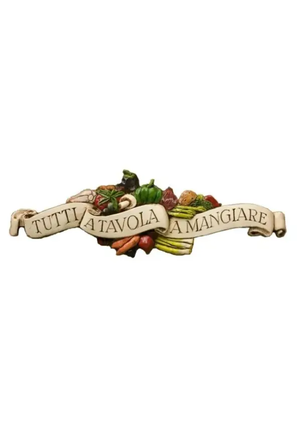 Italian Family Gathering Wall Plaque: Tutti a Tavola Sign