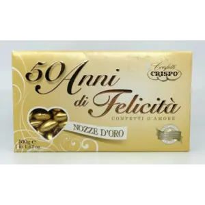 Italian Gold Jordan Almonds 500g Wedding Favors