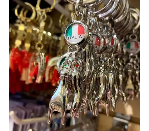 Italian Horn Keychain - Handmade Charm for Luck & Protection