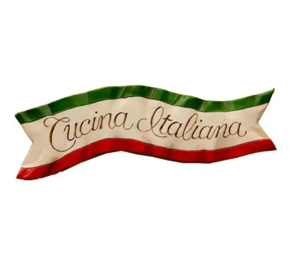 Italian Kitchen Sign - Authentic Cucina Wall Decor