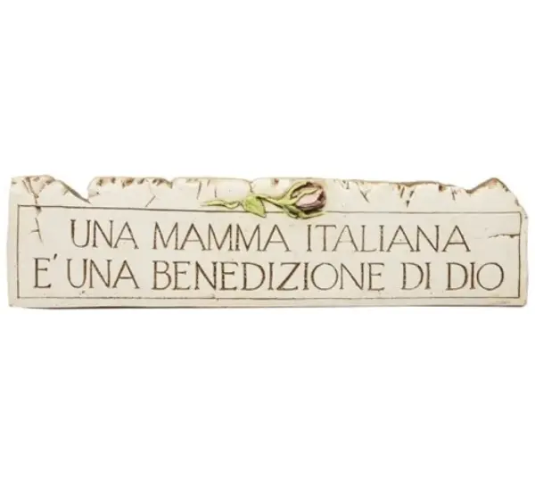 Italian Mom Wall Plaque - Handmade in USA