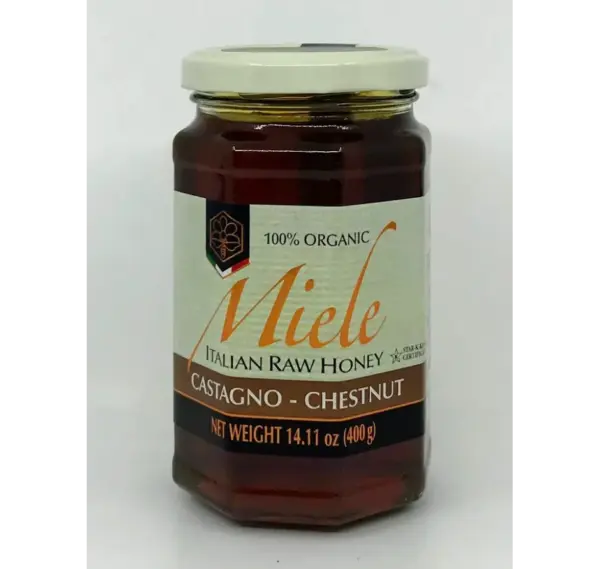 Italian Organic Raw Chestnut Honey 400g