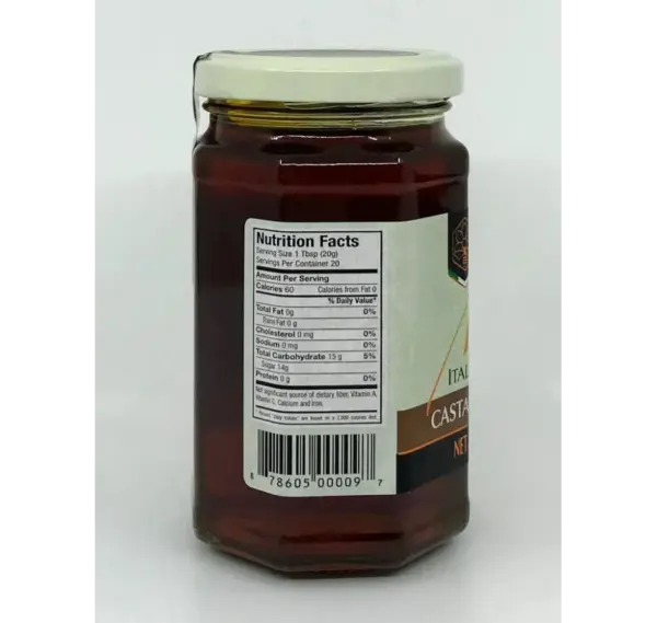 Italian Organic Raw Chestnut Honey 400g - Image 2