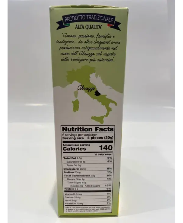 Italian Pistachio Lemon Cantuccini Biscotti by Pan Ducale 6.35oz