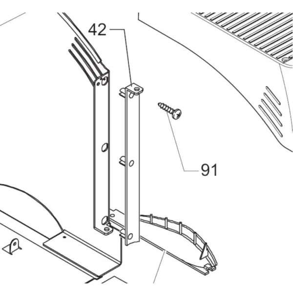 Italian Silver Door Hinge - Premium Finish