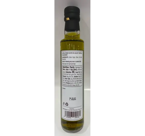 Jimmy Tartufi Black Truffle Olive Oil Extra Virgin 8.4 fl oz