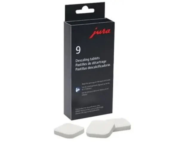 Jura Descaling Tablets 9 Pack for All Coffee Machines