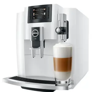 Jura E8 Automatic Coffee Machine in White