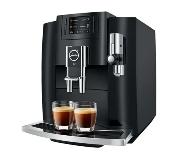 Jura E8 Automatic Coffee Machine Black - Compact & User-Friendly