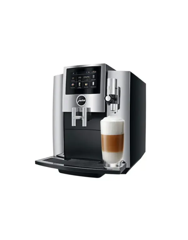 Jura S8 Chrome Automatic Espresso Machine with Coffee Grinder