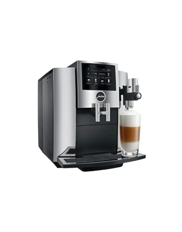 Jura S8 Chrome Automatic Espresso Machine with Coffee Grinder - Image 4