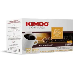Kimbo Buongiorno K-Cup Coffee Pods 100% Arabica Medium Roast
