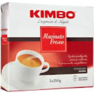 Kimbo Dark Roast Coffee Brick - Double Pack 500g Fresh