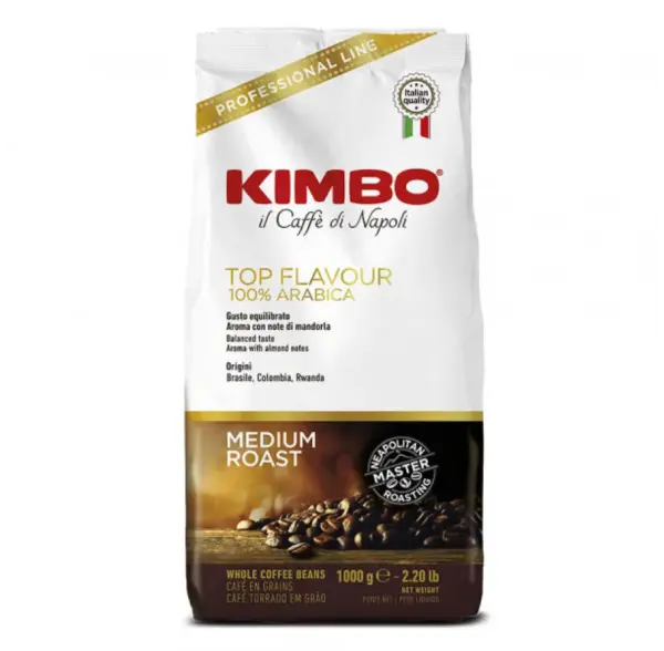 Kimbo Espresso Whole Bean Coffee, 2.2lb Bag - Rich Flavor