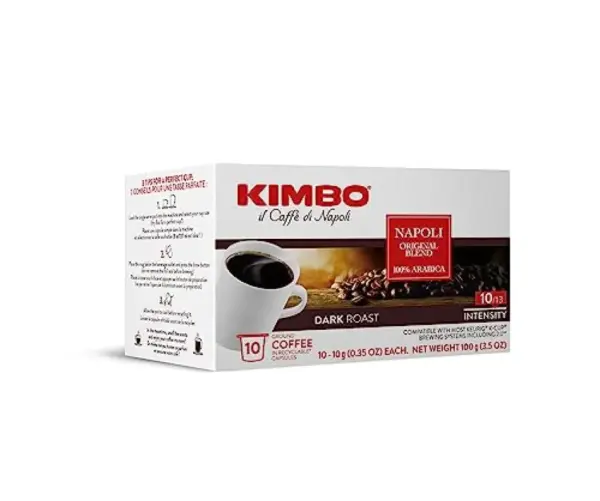 Kimbo K-Cup Pods Napoli Dark Roast 100% Arabica Coffee