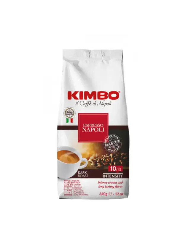 Kimbo Napoletano Espresso Whole Bean Coffee 12oz (340g) Italian Blend