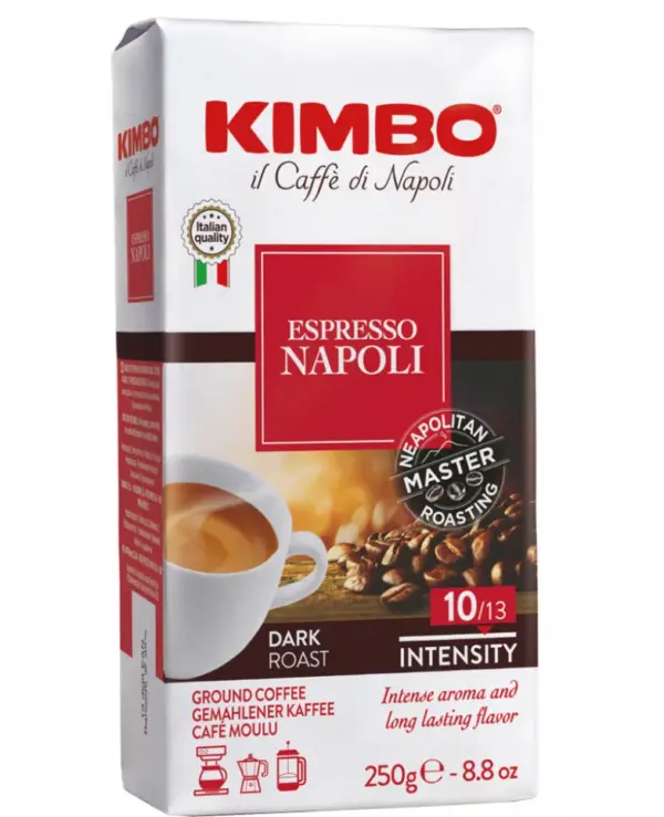 Kimbo Napoli Espresso Ground Coffee 250g
