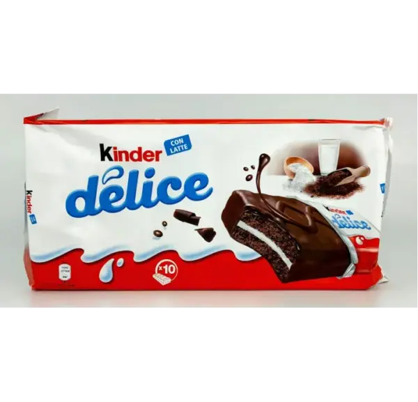 Kinder Delice Chocolate Snacks 10 Pack - 39g Each - Image 2