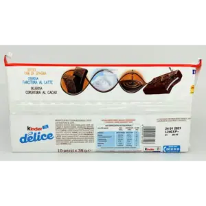 Kinder Delice Chocolate Snacks 10 Pack - 39g Each