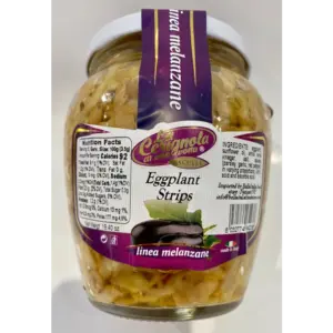 La Cerignola Eggplant Strips 550g - Premium Italian Vegetable
