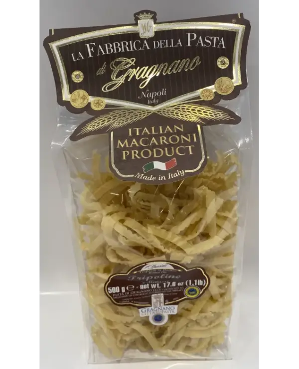 La Fabbrica Gragnano Tripoline Pasta 500g - Authentic Italian