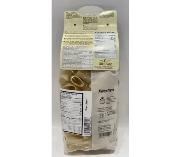 La Pasta Di Mamma Isa Paccheri Pasta 17.64 oz Italian Artisanal - Image 2