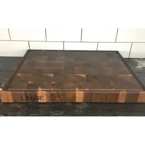 Large Walnut Cutting Board - Handcrafted 1.5 Inch Thick by Phil Bene