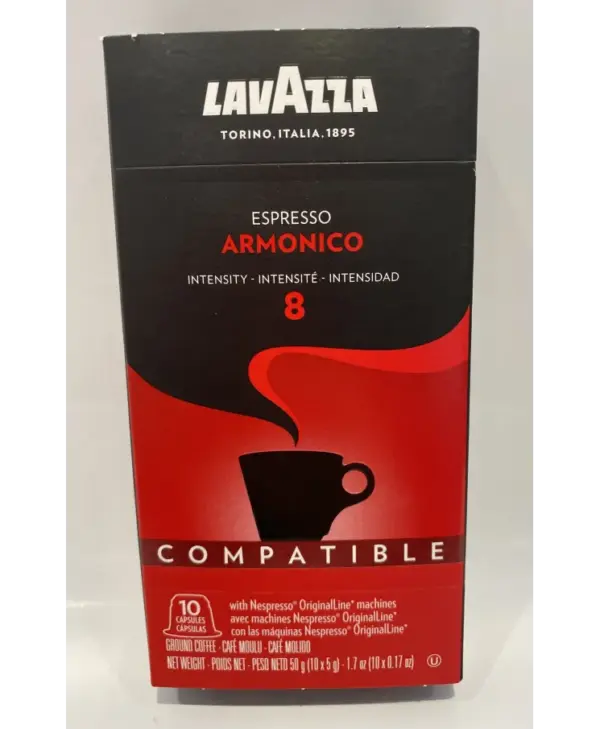 Lavazza Armonico Espresso Capsules for Nespresso, Intensity 8, 10-Pack - Image 3