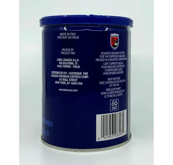Lavazza Blu Espresso Coffee Pre-Ground 100% Arabica 250g