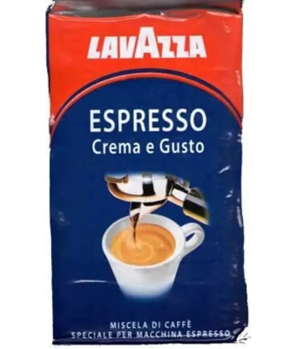 Lavazza Crema e Gusto Ground Espresso Coffee 8.8oz Brick