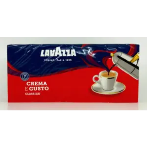 Lavazza Crema e Gusto Pre-Ground Coffee 4-Pack 1kg Total