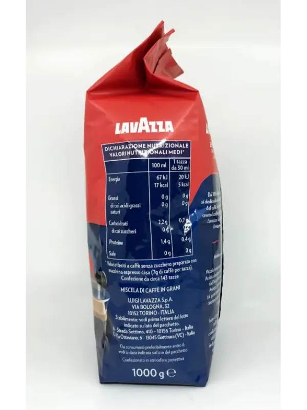 Lavazza Crema Gusto Espresso Coffee Beans 2.2lb Bag Rich Italian Blend