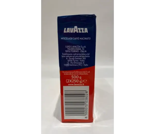 Lavazza Crema & Gusto Ground Espresso Coffee - Classic Blend Twin Pack 500g