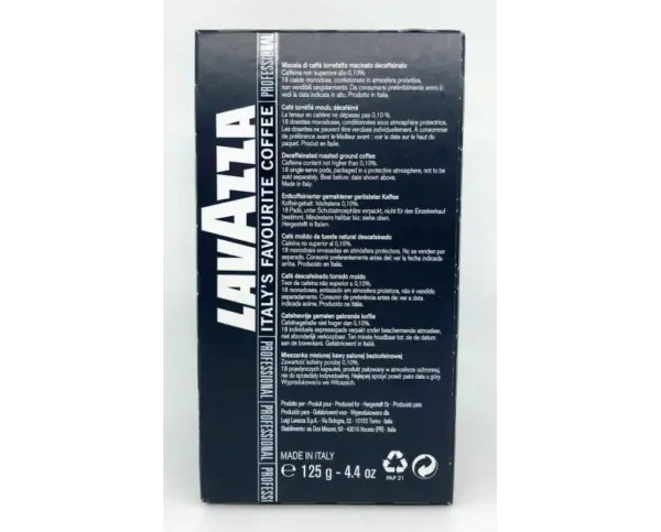 Lavazza Decaf Coffee Pods ESE Compatible 18 Count - Image 2