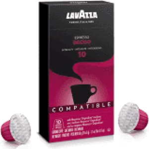 Lavazza Deciso Espresso Pods Intensity 10 - 10 Count for Nespresso